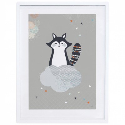 Poster encadré in the clouds by sophie cordier (30 x 40 cm)