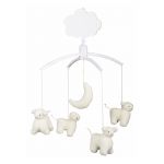 Mobile musical moutons et lune par Trousselier