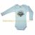 Body bleu ciel manches longues ''Love maman and papa'' - M�r�sine