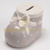 Tirelire soulier beige