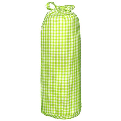 Drap housse vichy vert anis (70 x 140 cm)