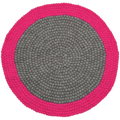Tapis ballsrug neo mix rose (diamètre : 90 cm)
