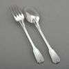 Coffret couverts b�b� Filet Ancien (argent massif)