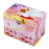 Grande bo�te � bijoux musicale 4 tiroirs F�e rose