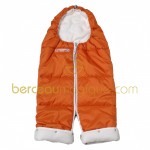 Combizip orange et ivoire (taille 1) - Red Castle
