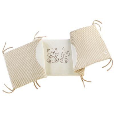 Tour de lit Rabbit & Bear (40 x 180 cm)  par Domiva