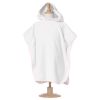 Poncho �ponge blanc et rose (9-36 mois)