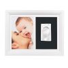Cadre photo empreinte mural Wall Print Frame blanc / blanc-noir