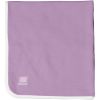 Couverture Fleur de coton p�pin et blanc (80 x 70 cm)