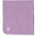 Couverture Fleur de coton p�pin et blanc (80 x 70 cm) - Red Castle