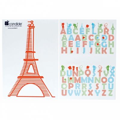 D�cors muraux adh�sifs repositionnables Paris par Candide