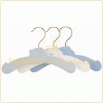 Set de 6 cintres en bois Blue - Kaloo
