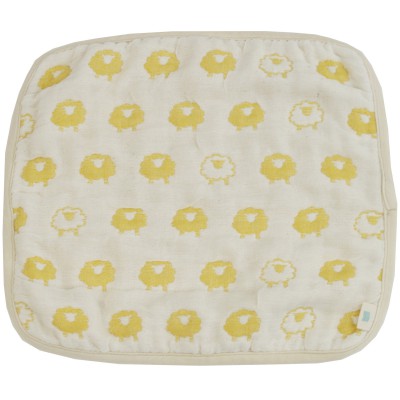Doudou plat mouton jaune