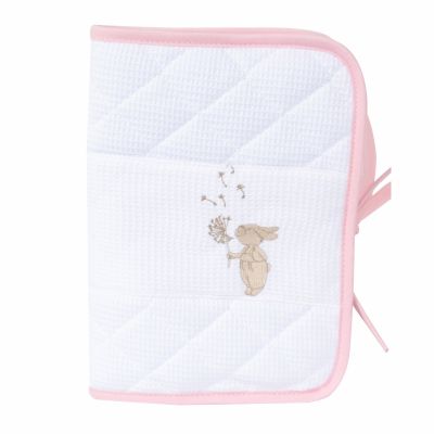 Prot�ge carnet de sant� Lapin (26 x 34 cm) par La maison des abeilles