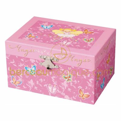 Bo�te � bijoux musicale Elfe rose par Trousselier