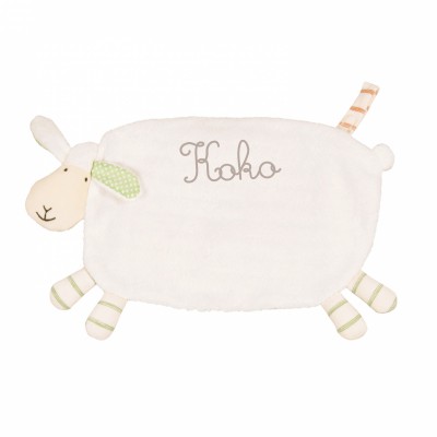 Doudou personnalisable Mouton Koko la lune par Moulin Roty