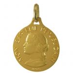 M�daille bapt�me r�publicain (or jaune) - A.Augis