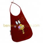 Bavoir 2�me �ge forme Barbapapa rouge - Babycalin