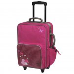 Valise trolley Champignons magenta - L�ssig 