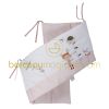Tour de lit Scrapbook rose