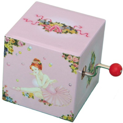 Cube manivelle Danseuse Tutu rose par Trousselier