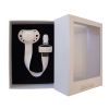 Sucette avec attache White Edition
