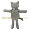 Chat musical gris (26 cm)