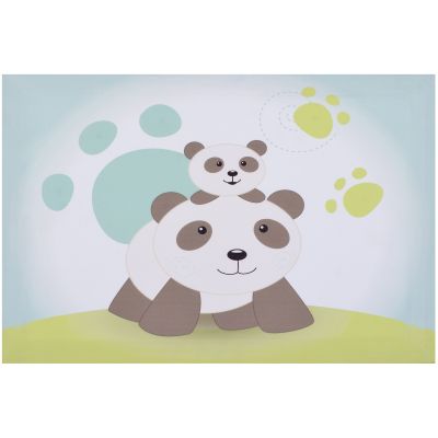 Toile lumineuse pandi panda (30 x 40 cm)