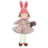 Poup�e rose et champignon (27 cm)