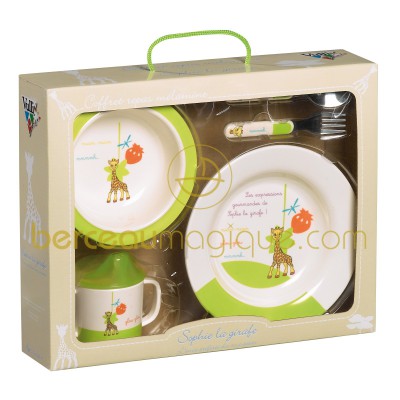 Coffret repas Sophie la girafe par Vulli