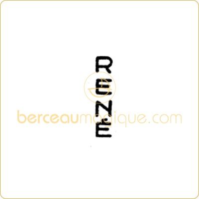 Gravure pr�nom sur bijou en or ou argent (mod�le 40) par Atelier de gravure