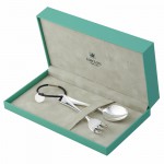 Coffret Citeaux (2 pi�ces avec m�daille) (M�tal argent�) - Ercuis