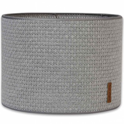 Abat-jour robust maille gris (30 cm)