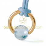 Pendentif Moana Topaze bleue (Or jaune) - Mikado