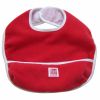 Bavoir polaire rouge (6-18 mois)