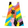 Tablier de peinture famille Barbapapa multicolore