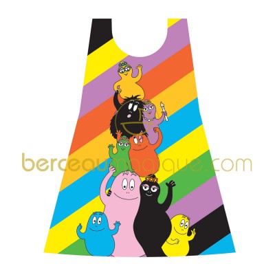 Tablier de peinture famille Barbapapa par Petit Jour Paris