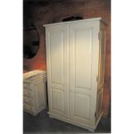 Armoire 2 portes Dominique finition laqu� couleurs (20 coloris) - Mathy by bols