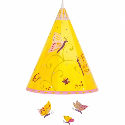 Suspension lumineuse nuitéjour fille papillon
