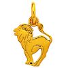Pendentif breloque lion (or jaune)
