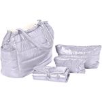 Sac � langer cabas Feather light gris clair/ivoire - Red Castle