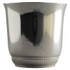 Coquetier Godrons (m�tal argent�)