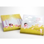 Lot de 2 tableaux en toile Lilou - Amadeus