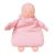 B�b� hochet nid d'ange vichy rose (20 cm)