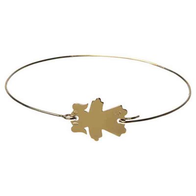 Bracelet Fil d'amour motif au choix (Petit mod�le) (Or jaune) par Loupidou