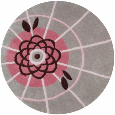 Tapis coton ombrelle fleurs de lotus by magali fournier (80 cm)