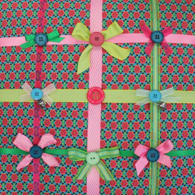 Pêle-mêle retro vintage bleu