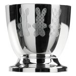 Coquetier Mascottes (m�tal argent�) - Ercuis