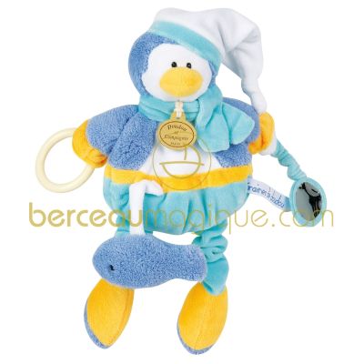 Pantin d'activit�s Doux pingouin par Doudou et Compagnie