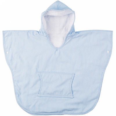 Poncho de bain blue stripe (2-4 ans)